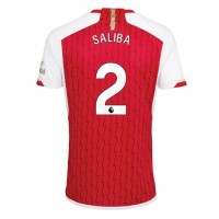 Camisa de time de futebol Arsenal William Saliba #2 Replicas 1º Equipamento 2023-24 Manga Curta